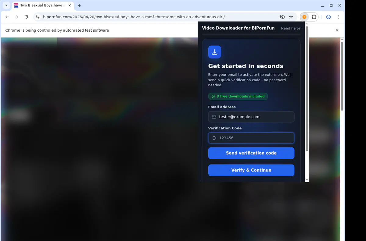 Bipornfun Video Downloader screenshot 4